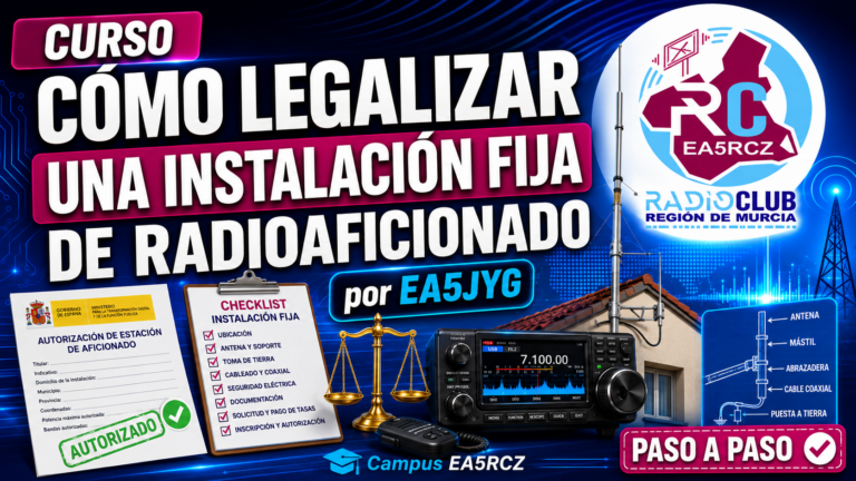 Cómo legalizar una instalación fija de radioaficionado – SOLO PARA SOCIOS